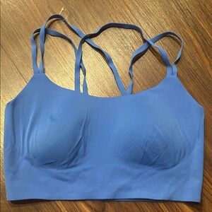 Offline by Aerie Seamless Blue Strappy Bralette